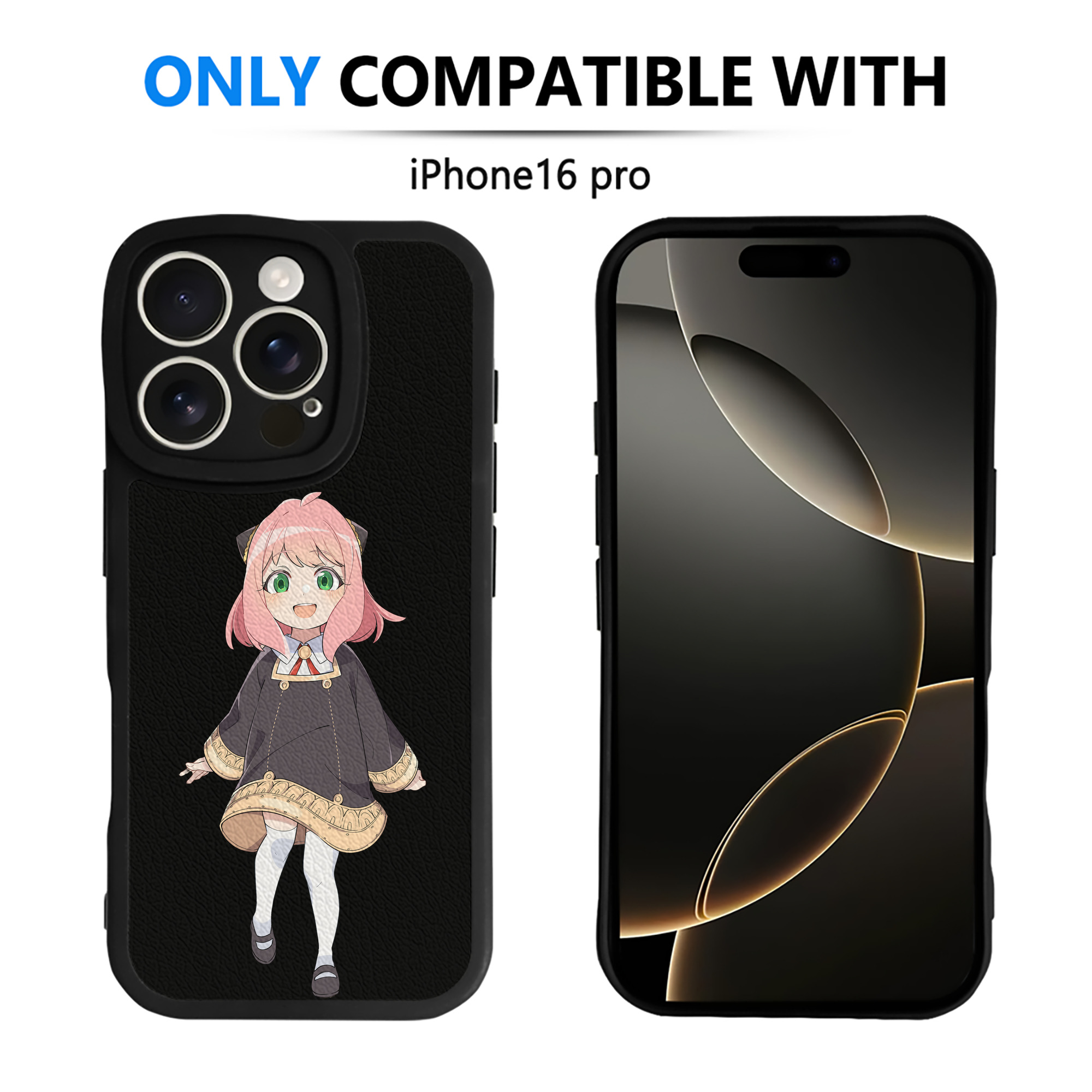 （画像用） SPY×FAMILY间谍家家酒 【iPhone 16シリーズ対応】シリコンスマホケース（レザー調） 材質：シリコン